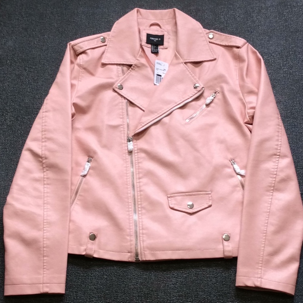 Men’s Faux Leather Motorcycle Jacket